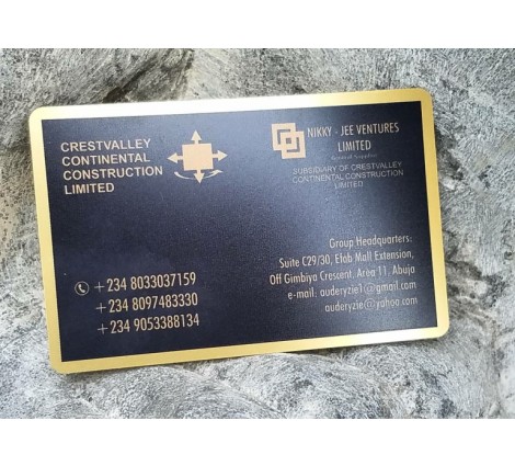 Gold border plastic 