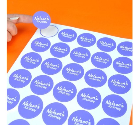 1 inch Round stickers 