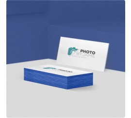 38PT triple layered blue suede postcards - 4"x6"