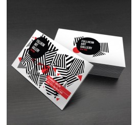 38PT triple layered black suede postcards - 4"x6"